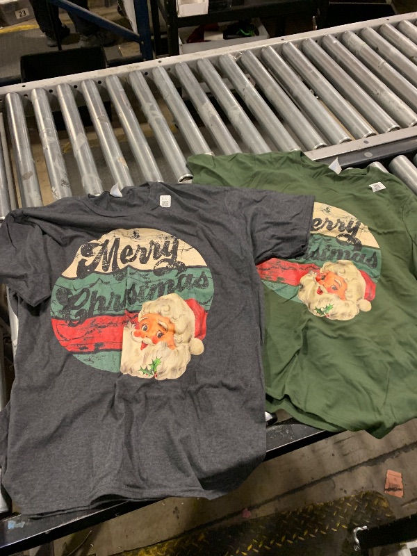 Photo 1 of 2 Pack Christmas Shirts XL
