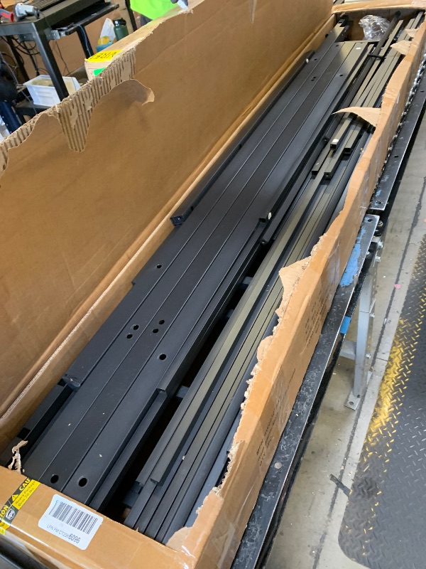 Photo 1 of Metal Loft Bed Frame Black -- SIZE UNKNOWN