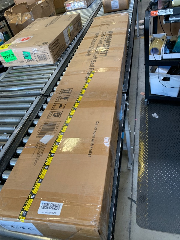 Photo 1 of Metal Loft Bed Frame Black -- SIZE UNKNOWN