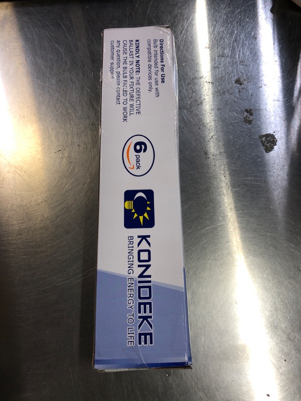 Photo 1 of 18 Inch F15T8/CW T8 15W Fluorescent Light Bulb Cool White Compatible for Philips GE F15T8/SP41 Replacement Bulb G13 Base 6 Count