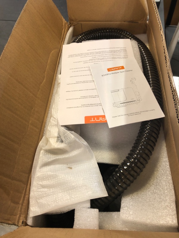 Photo 1 of uwant Carpet Cleaner Machine 18Kpa Powerful Suction, Portable Carpet Cleaner for Pet Stains with Cleaning Tools&Solution Self-Cleaning Upholstery Cleaner for Car, Couch, Rug, Spot