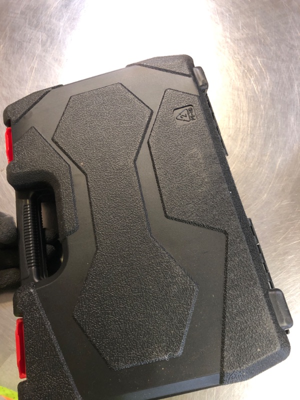 Photo 1 of **INCOMPLETE** LLNEDL Impact Socket Set 3/8 Drive,95Pcs Deep&Shallow Socket Wrench Set,6 Point Metric&Standard Full |5/16"-3/4",8-22mm| with Spark Plug Sockets,72T Ratchet Handle, Screwdrivers for Automotive&Home