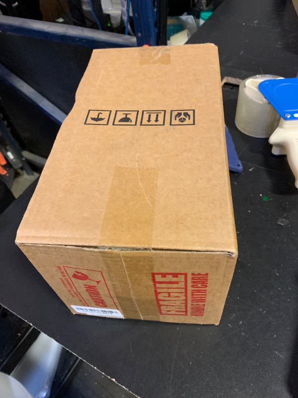 Photo 1 of 1 Gallon Drink Dispenser for Parties,Glass Beverage Dispenser with Stand,Water Dispenser with 18/8 Stainless Steel Spigot,Lemonade Stand Dispenser for Fridge,Juice,Punch,Cocktails,Ice Tea & Sun Tea