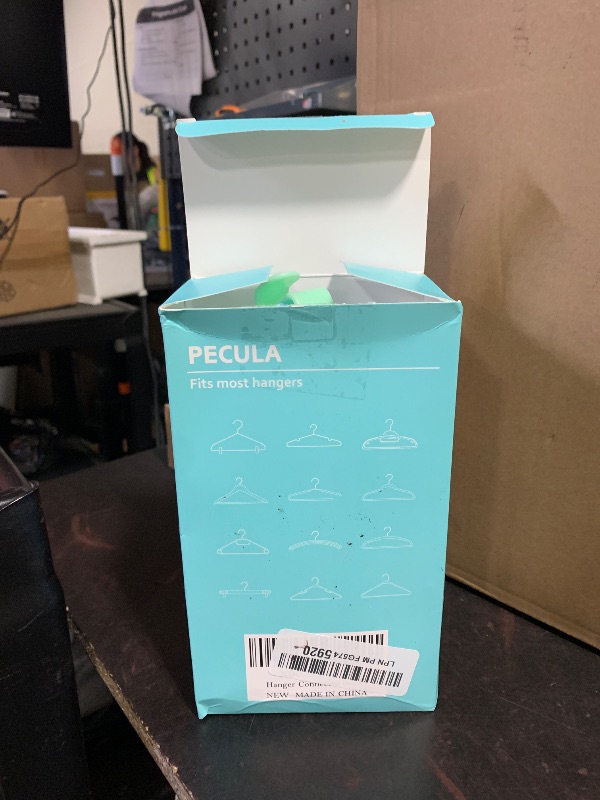 Photo 1 of 100 PCS Hanger Connector Hooks, Hangers Space Saving, Hanger Clips for Plastic Hangers(5 Color)