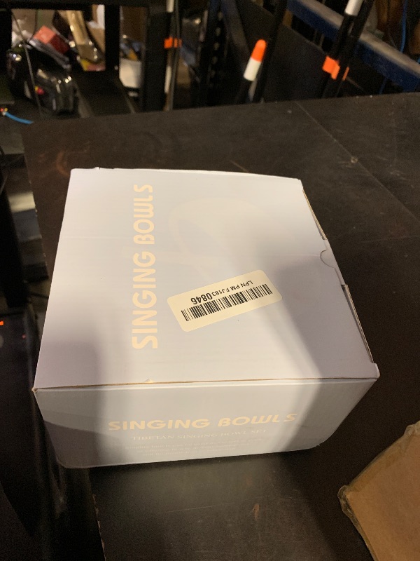 Photo 1 of *SEE CLERK NOTES* Large Tibetan Singing Bowl Set - 6 Inch Sound Bowl for Yoga, Meditation, Stress Relief, Mindfulness, Healing &Chakra balancing. Long Pure Resonance (Gold, 6 inch)