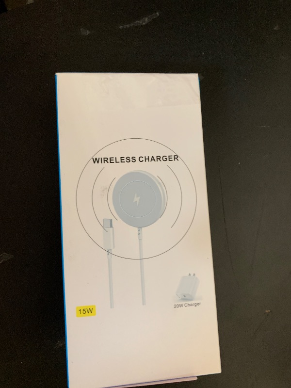 Photo 1 of [Apple MFi Certified]Magnetic Wireless Charger Apple Mag Safe Charger,15W 6FT Fast Wireless Charging Pad for Apple iPhone 16 Pro Max/16 Pro/16 Plus/15 Pro Max/14/13/12/AirPods3/2/Pro/Pro2,Charging Pad