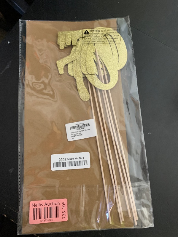 Photo 1 of 10-Pack Double Sided Glitter 70th Birthday Centerpiece Anniversary Centerpiece Sticks, Number 70 Table Topper Cake Topper for 70th Birthday Anniversary Table Party Decorations (Double Sided gold)