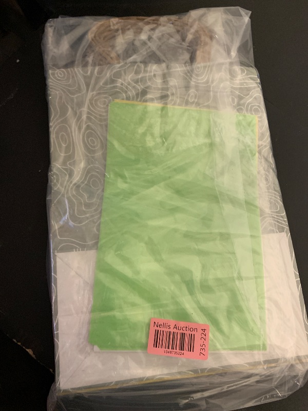 Photo 1 of 12 Pack 13" Large Kraft Paper Gift Bags Assortment with Tissue Paper & Handles, 12 Unique Solid & Geometric Pattern Designs for Birthdays, Anniversary, Father's Day, Holidays and Other Occasions