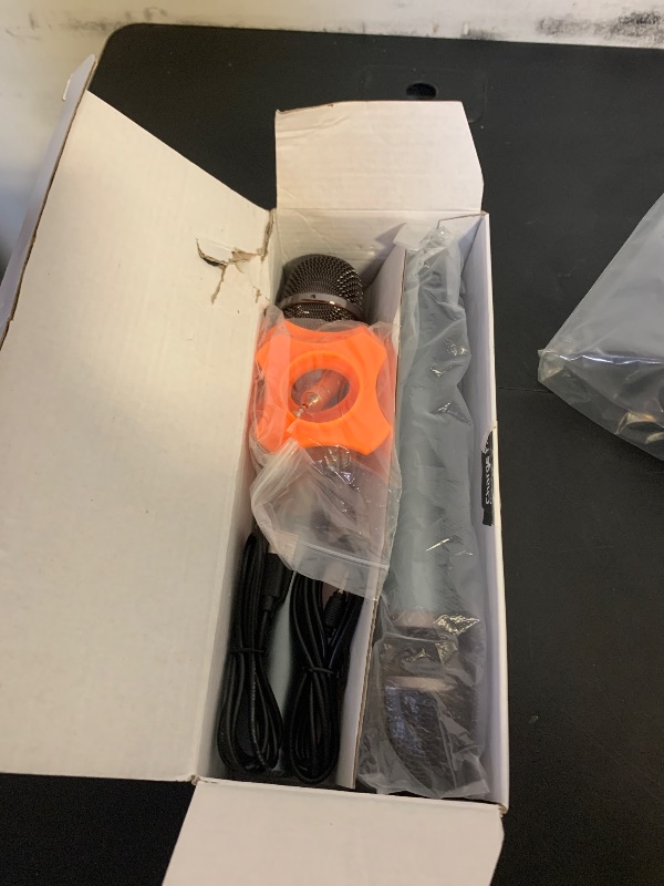 Photo 1 of **INCOMPLETE** JYX Wireless Microphones, Dual UHF Handheld Dynamic Mic with Receiver, 6.35mm(1/4")Output,3.5mm (1/8") Adapter,160ft Range, Metal Rechargeable Karaoke Microphones for Party, Wedding, Class, Speech