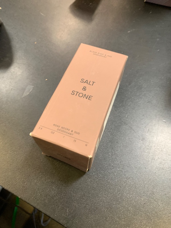 Photo 1 of SALT & STONE Aluminum Free Deodorant | Extra Strength 48 Hour Protection for Women & Men | Made with Seaweed Extracts, Shea Butter & Prebiotics (Black Rose & Oud)