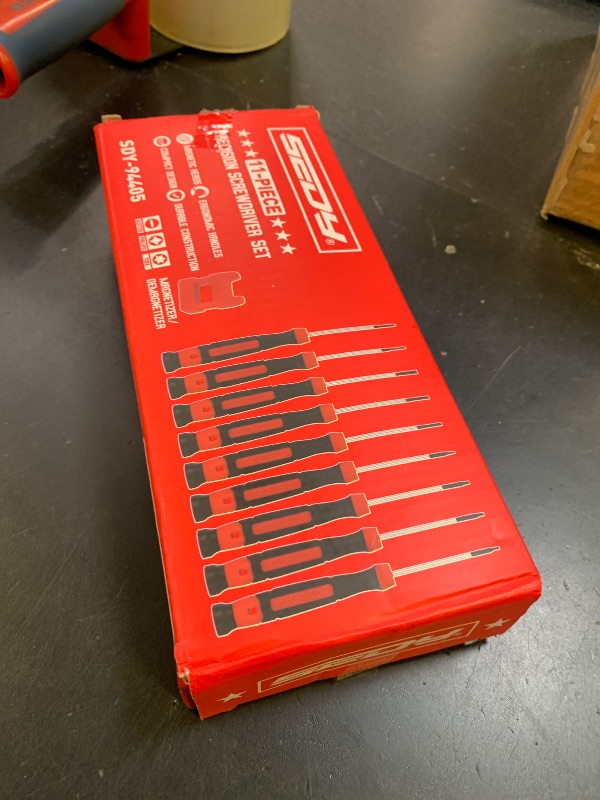 Photo 1 of 11-Piece Precision Screwdriver Set - Magnetic Mini Screwdrivers for Eyeglasses, Watches, Computers, Laptops, Phones - Phillips, Slotted, Torx, Non-Slip Handle, Portable Storage Bag Included