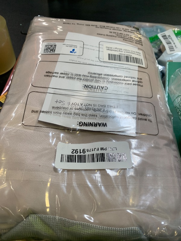 Photo 1 of 10 Set Compression Packing Cubes for Travel Gifts Women Mom,OlarHike Luggage Clothes Organizer for Travelers,Airplane/Cruise/Car/Train Travel Essentials,Compressible Expandable Saver Space Bags(Beige)