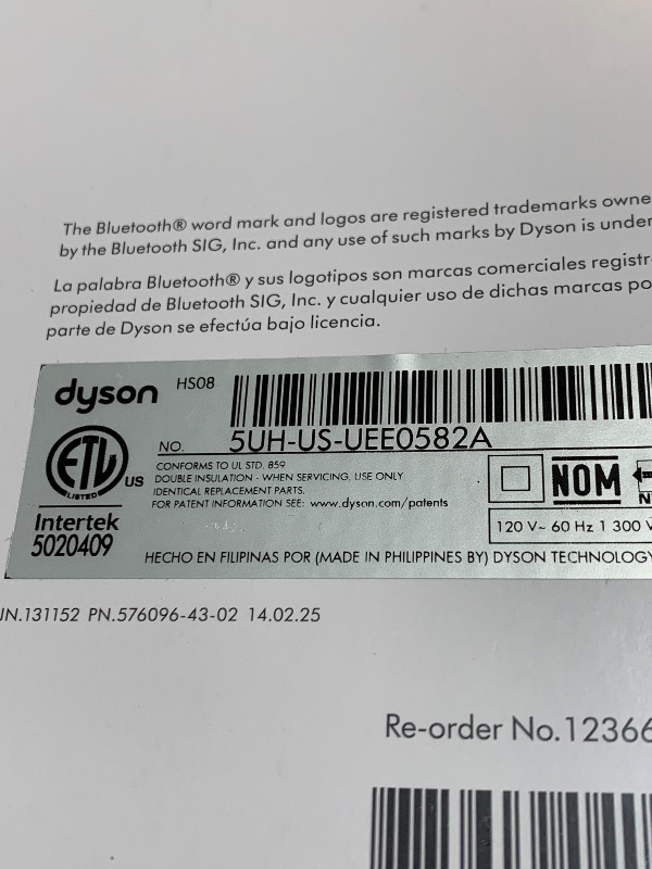 Photo 1 of Dyson Airwrap i.d. Multi-Styler, Allure Winner, Bluetooth Connected, No Heat Damage, 6-in-1 Versatility, Intelligent Hair Styler