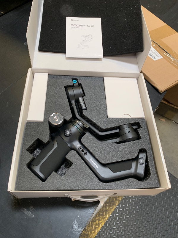 Photo 1 of FeiyuTech SCORP-C2 Professional Camera Gimbal Stabilizer, Built-in AI Face/Object Tracking, 3.5kg/7.72lbs Load, Native Vertical Video for YouTube TikTok, for Sony A7, Canon EOS R, Nikon Z Mirrorless