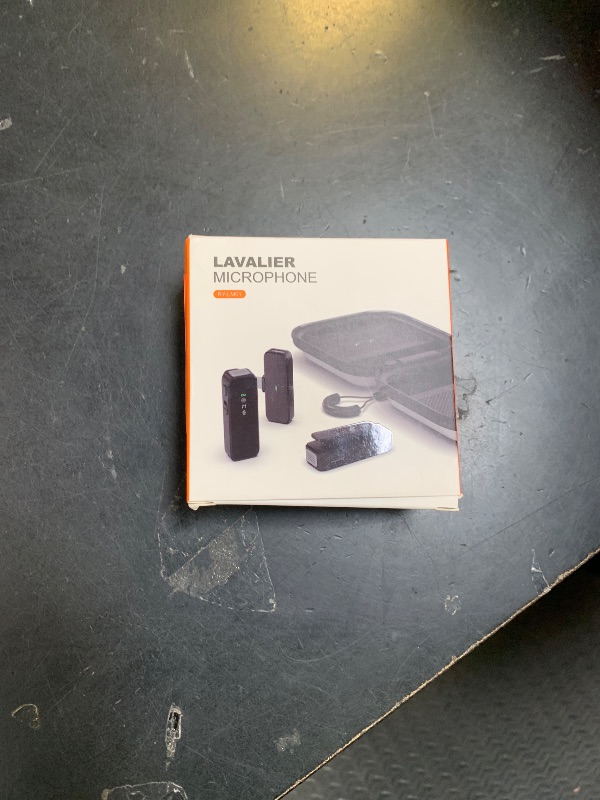 Photo 1 of Rythflo Wireless Lavalier Microphone for iPhone Android PC with Noise Cancellation, 100ft Transmission, 18H Battery Life, Lightning & USB Type-C Wireless Lapel Microphone for Video Recording