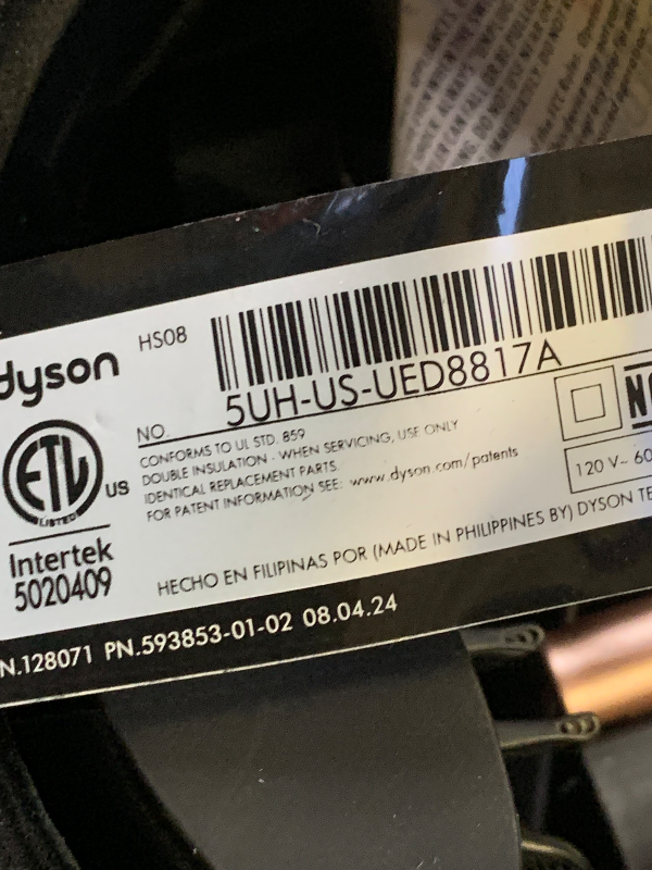 Photo 1 of Dyson Airwrap i.d. Multi-Styler, Allure Winner, Bluetooth Connected, No Heat Damage, 6-in-1 Versatility, Intelligent Hair Styler