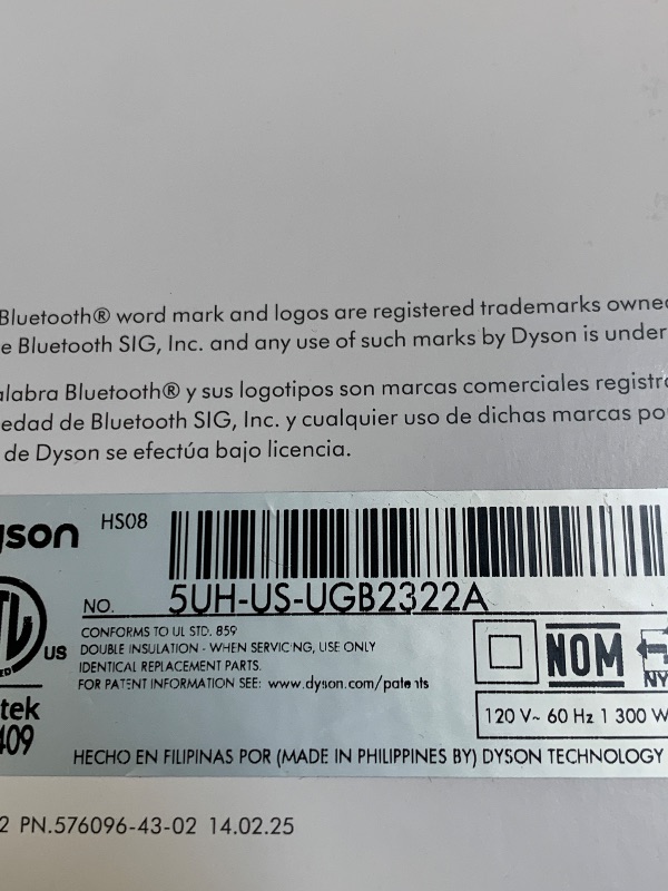 Photo 1 of Dyson Airwrap i.d. Multi-Styler, Allure Winner, Bluetooth Connected, No Heat Damage, 6-in-1 Versatility, Intelligent Hair Styler