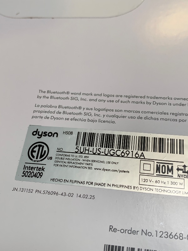 Photo 1 of Dyson Airwrap i.d. Multi-Styler, Allure Winner, Bluetooth Connected, No Heat Damage, 6-in-1 Versatility, Intelligent Hair Styler