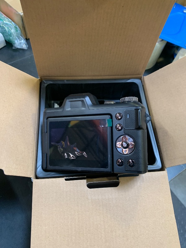 Photo 1 of 4K Digital Camera for Photography & Vlogging, 56MP Point and Shoot Digital Cameras with 180° Flip Screen, 16X Zoom Compact Travel Camera, Portable Cámara for Adults & Beginners with 32GB SD Card