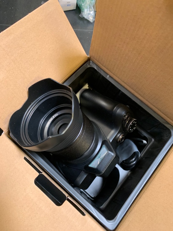 Photo 1 of 4K Digital Camera for Photography & Vlogging, 56MP Point and Shoot Digital Cameras with 180° Flip Screen, 16X Zoom Compact Travel Camera, Portable Cámara for Adults & Beginners with 32GB SD Card