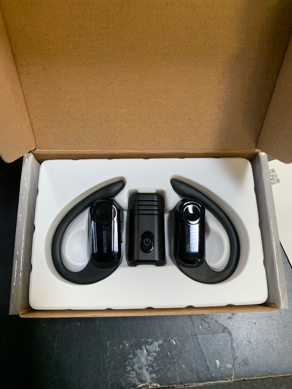 Photo 1 of SAMCOM Wireless Headset with 2 Pin Dongle for FPCN10A/FPCN30A Walkie Talkies, BTEAR-02 Upgraded Hands-Free Wireless Two Way Radios Earpiece with Mic for K Connector (Radios not Inclued)