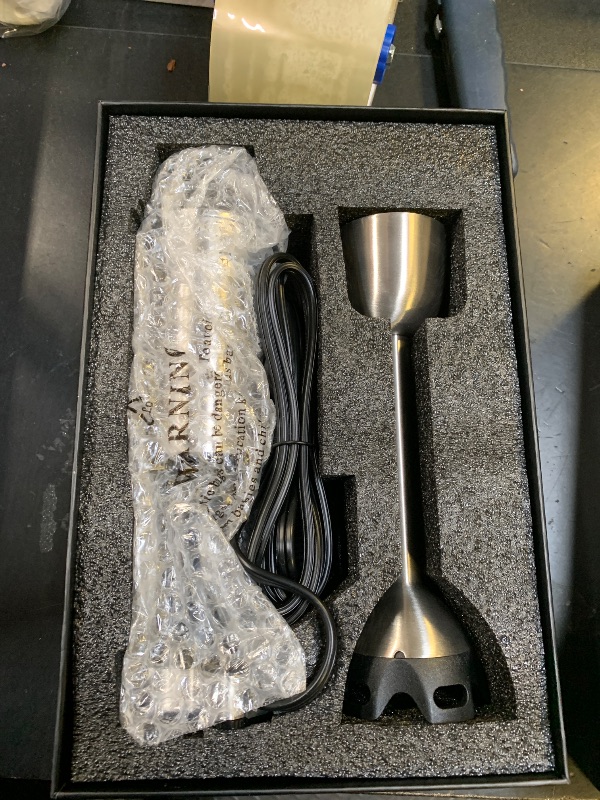 Photo 1 of 1000W Powerful Immersion Blender handheld, 2025 New Update Hand Blender with 25-Speed, Scratch-Resistant Corded Hand Mixer with Heavy-Duty Copper Brushless Motor and Gift Box
