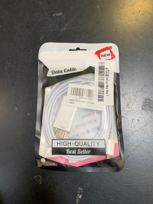 Photo 1 of [Apple MFi Certified] Apple Lightning to HDMI Cable Adapter for iPhone to TV, 1080P Digital AV Adapter Sync Screen Connector Compatible for iPhone 14 13 12 11 Pro Max XS XR X 8 to TV Projector Monitor