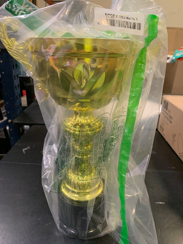 Photo 1 of Decade Awards Gold Metal Cup Trophy - 14.5 Inch Tall | Corporate Love Cup Award - Engraved Plate on Request (XL - 14.5 Inch Tall, Gold)