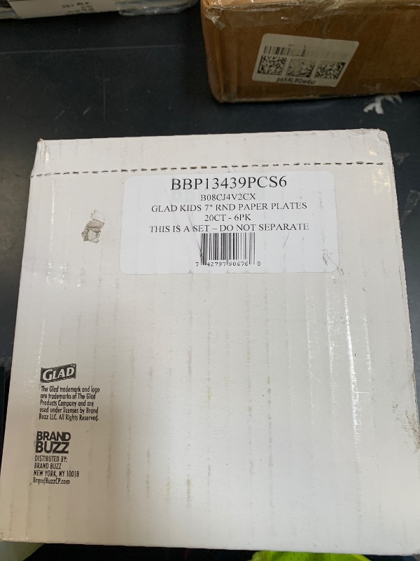 Photo 1 of Glad for Kids 7-Inch Paper Plates | Small Round Paper Plates With Cute Dinosaur Design for Kids | Heavy Duty Disposable Soak Proof Microwavable Paper Plates for All Occasions, 120 Count