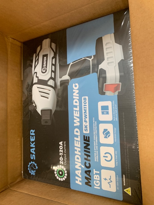 Photo 1 of Saker Portable Welding Machine, 110V Arc Stick Welder with IGBT Inverter 5 Variable Current Settings, Fits for 3/32" Wire Rods, Gift for Men (Grey) - Electrodes Not Included