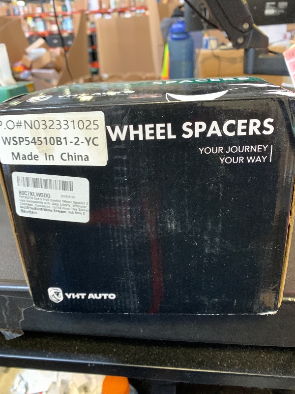 Photo 1 of YHTAUTO 5x4.5 Hub Centric Wheel Spacers 2 Inch Compatible with Jeep Cherokee, Comanche, Grand Cherokee (ZJ Models), Liberty, 5x114.3mm Tire Spacers w/ 1/2 Inch-20 Studs 71.5 mm Hub Bore 5 Lug 4PCS