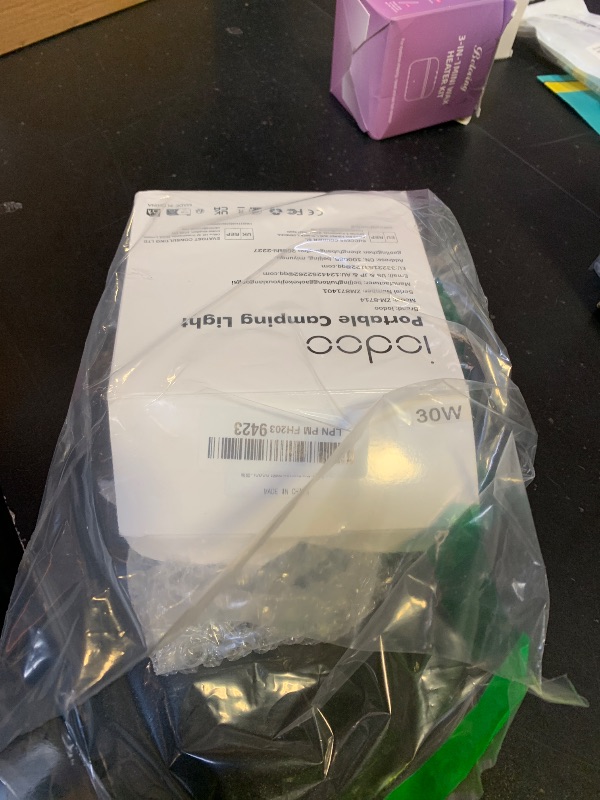 Photo 1 of 10000mAh 4000LM Flashlight Portable LED Camping Lantern Rechargeable Light 30W with Digital Power Display and Magnet , IPX5 Waterproof Tent Lights Power Failure Emergency Light