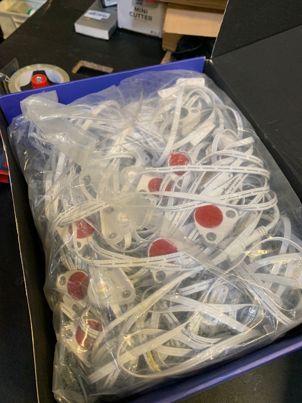 Photo 1 of CINOTON Permanent Outdoor Lights 200ft, Smart RGBW+IC Eaves Lights with 120LEDs, IP67 Waterproof, 111 Scene Modes for Daily and Festival, Halloween Christmas Holiday Decor, APP/Voice/Remote Control