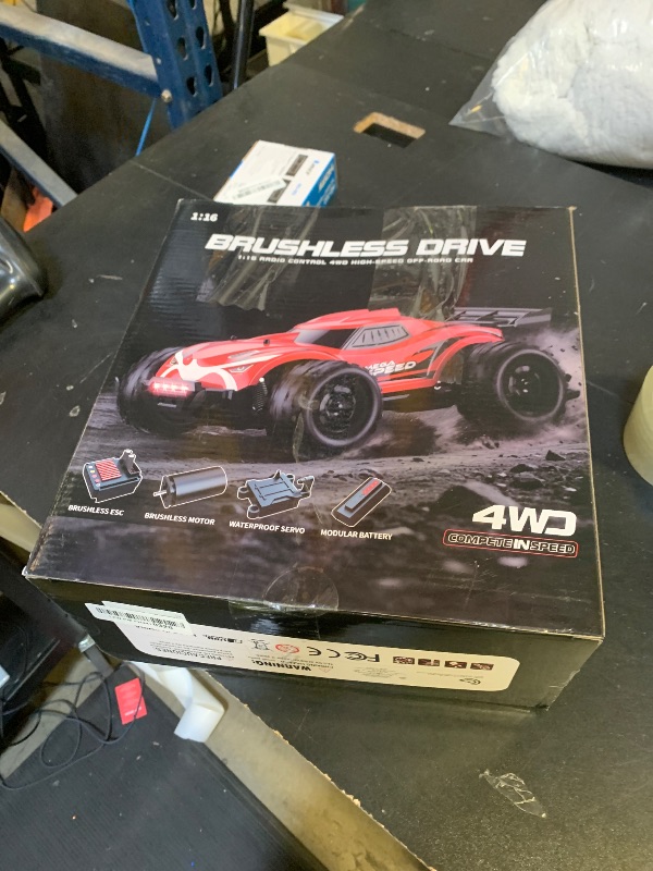 Photo 1 of ValueTalks 1/16 Brushless Fast RC Cars for Adults - Max 64KM/H Off Road Remote Control Car - High Speed 4X4 All Terrain RC Monster Trucks