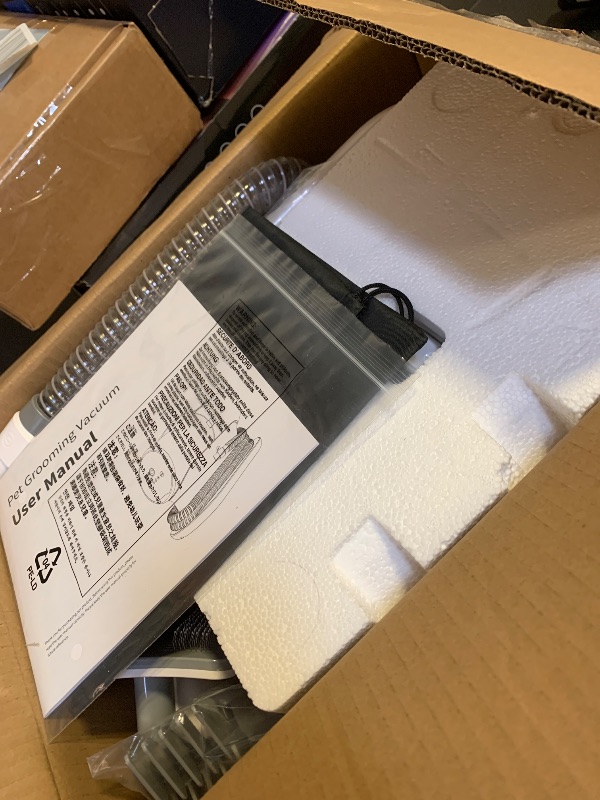 Photo 1 of AIRROBO Dog Grooming Vacuum Kit,12000Pa Strong Pet Vacuum for Shedding,Grooming Hai,Quiet,PG100,2L Large Capacity