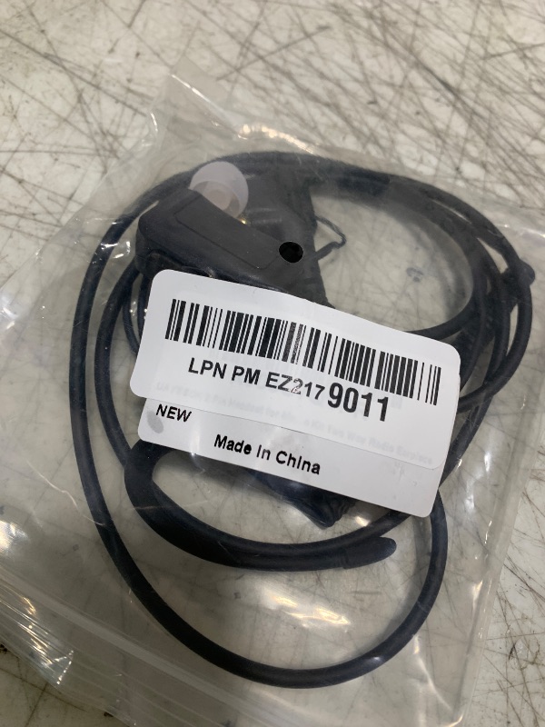 Photo 1 of UAYESOK 2 Pin Headset for Motorola CP200 CP200D CLS1110 DTR550 RDU2020 RDU4100 RDU4160D HYT hytera TC-610 Walkie Talkie Ear Hook Surveillance Kit Two Way Radio Earpiece