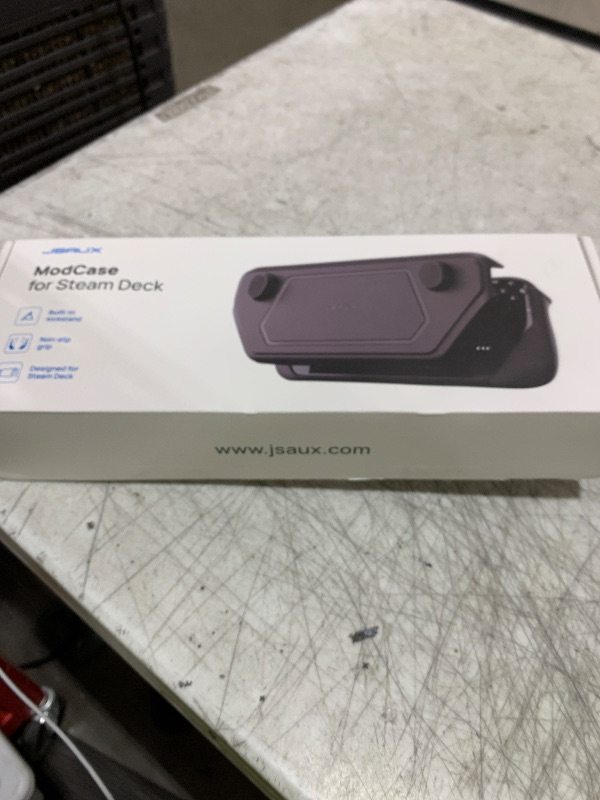 Photo 1 of JSAUX PC0104 ModCase Compatible with Steam Deck, Steam Deck Case Comprehensive Protection Include Detachable Front Shell, Body Protective Shell, Metal Bracket and Strap - Basic Set
