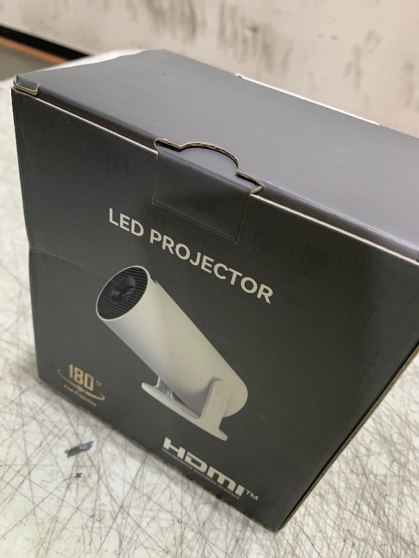 Photo 1 of Mini Portable Projector 4K WiFi 6 BT 5.2 Upgraded Portable Projector Full HD Supported for Phone /PC /TV /HDMI /PS5 /Laptop Auto Keystone Home Theater 180° Rotation [Built-in App]