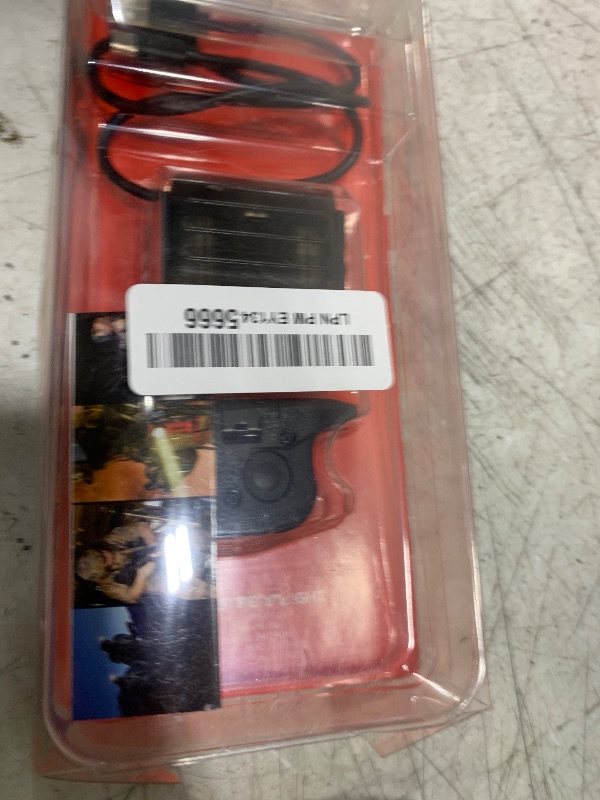 Photo 1 of Streamlight 69340 TLR-6 HL 300-Lumen Rechargeable Tactical Weapon Light with Integrated Red Aiming Laser Designed Exclusively and Solely for Glock 42/43 and 43X/48 (Non-Rail or MOS), Black