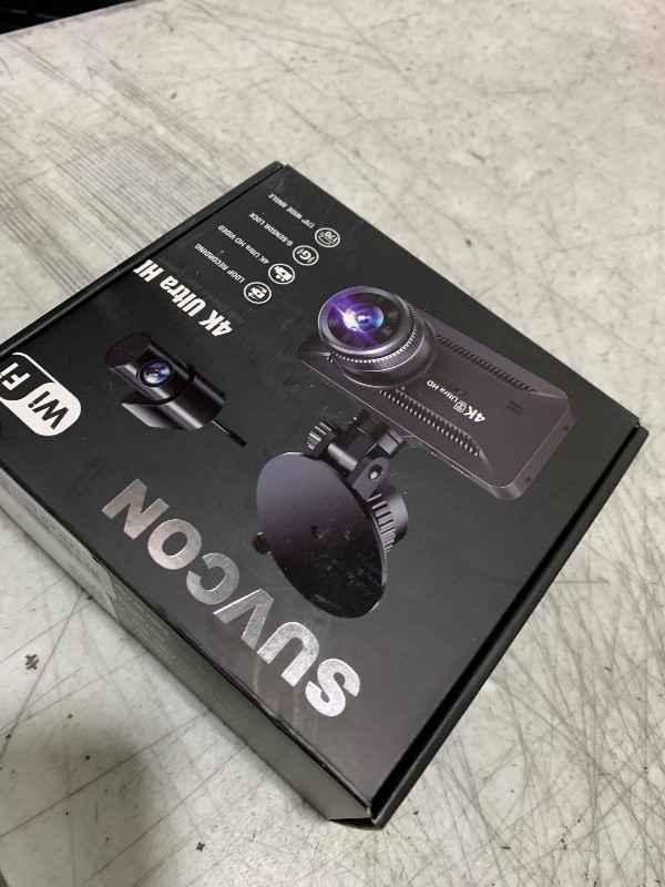 Photo 1 of Dash Cam Front and Rear 4K/1080P, Dash Camera for Cars Build in WiFi, Full HD Dash Cam with APP Control, 3.94'' IPS Screen Dash Camera with 32GB SD Card, G-Sensor, 24Hr Parking Mote, Loop Recording