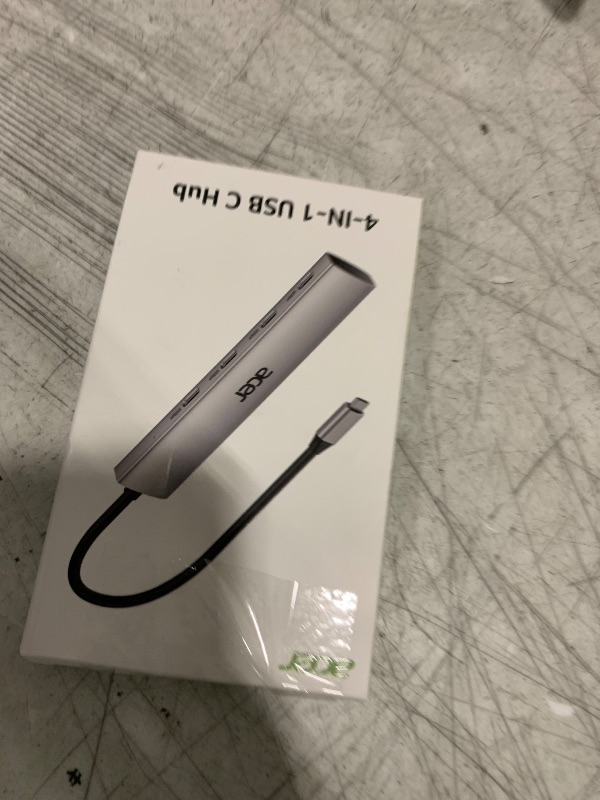 Photo 1 of Acer USB C Hub, 10Gbps Type C Splitter with 4 USBC 3.2 Port, High Speed Type C Multiport Adapter for MacBook Air/Pro, iPhone 16/15, iPad, Surface Pro and More ?Not Support Charging or Video Output.?