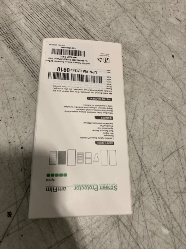 Photo 1 of amFilm Privacy Screen Protector Samsung Galaxy S22 Plus 5g 6.6 inch, Samsung Galaxy S22 + 5g 6.6 inch with 2 Pack Camera Lens Protector, Fingerprint ID Compatible, Easy Installation, Hybrid, 2+2 Pack
