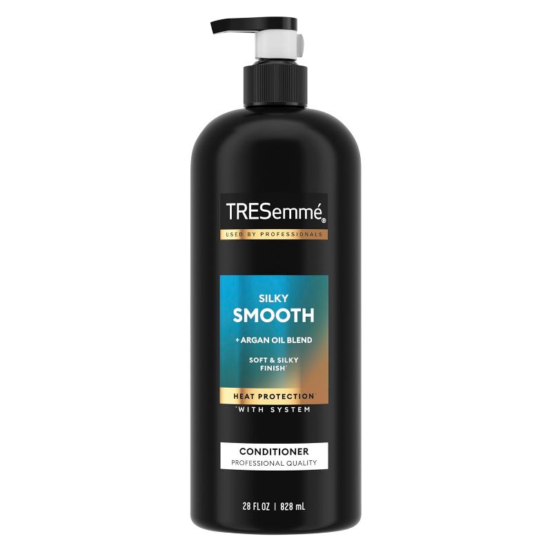 Photo 1 of TRESemmé Silky & Smooth Anti-Frizz Conditioner for Frizzy Hair 28oz | Formulated With Pro Style Technology
