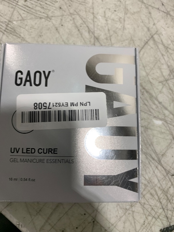 Photo 1 of GAOY 16ml 2 Pcs Glassy Gel Top Coat and Base Coat Set,No Wipe Foundation Combination for UV Light Cure Nail Polish