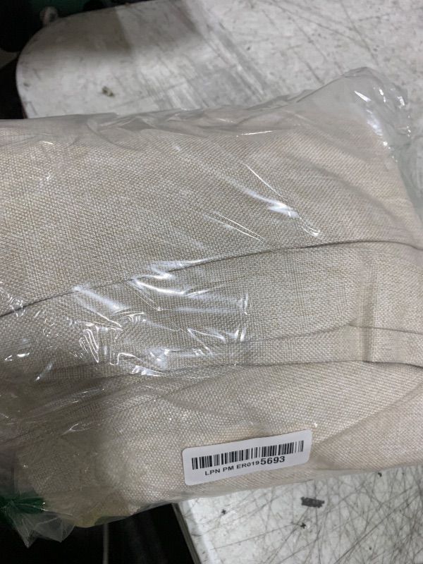 Photo 1 of 100% Blackout Shield Linen Blackout Curtains for Bedroom 84 Inches Long, Back Tab/Rod Pocket Living Room Drapes, Thermal Insulated Blackout Curtains 2 Panels Set, 50" W x 84" L, Cream