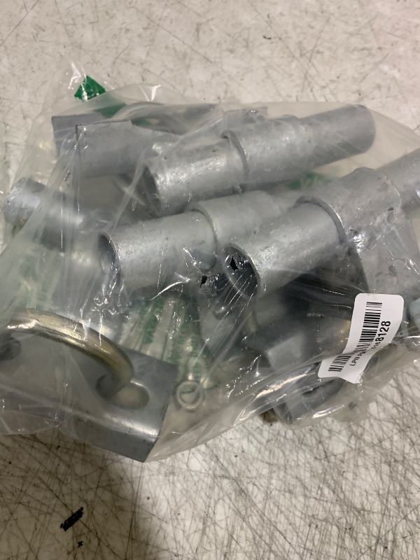 Photo 1 of Chain Link Rolling Gate Track Sliding Gate Rollers Galvanized Steel Rolling Gate Hardware for 2" (1-7/8") Gate Frame & 1-5/8" Track Pipe, Double U Bolt, 2 Pack