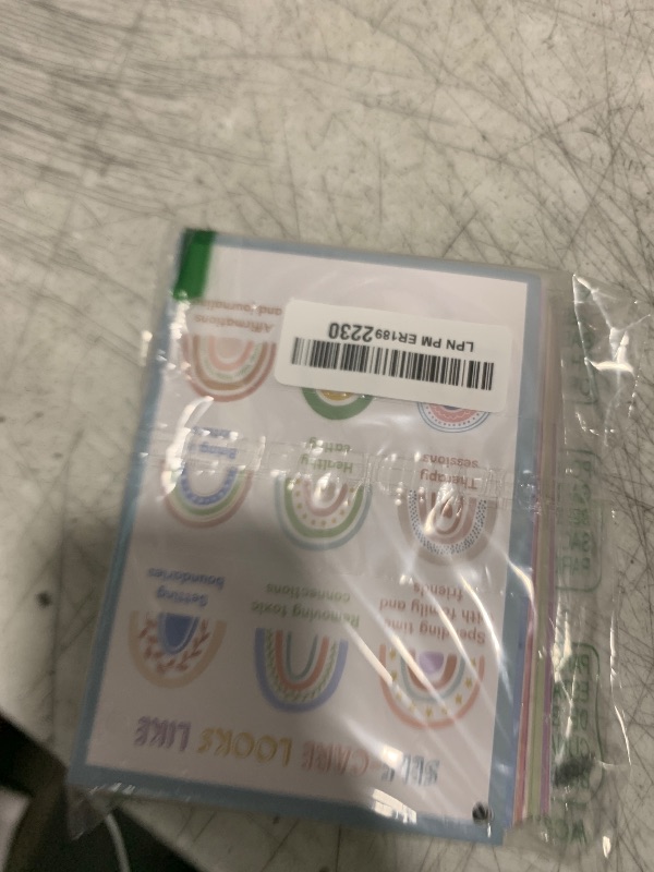 Photo 1 of Affrolling 72 Pcs Anxiety Coping Skill Cards Social Anxiety Relief & Self Care Flashcard with Metal Binder Rings Coping Strategy Therapy Cards for Family University and Office (4.3 x 3.2 Inches)