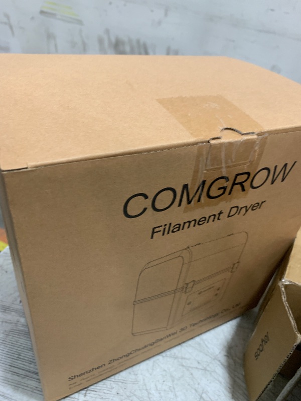 Photo 1 of Comgrow 3D Printer Filament Dryer Box, Comgrow 3D Filament Storages, Keeping Filaments Dry During 3D Printing, Compatible with 1.75mm/2.85mm PLA ABS Material, Filament Dehydrator, Spool Holder