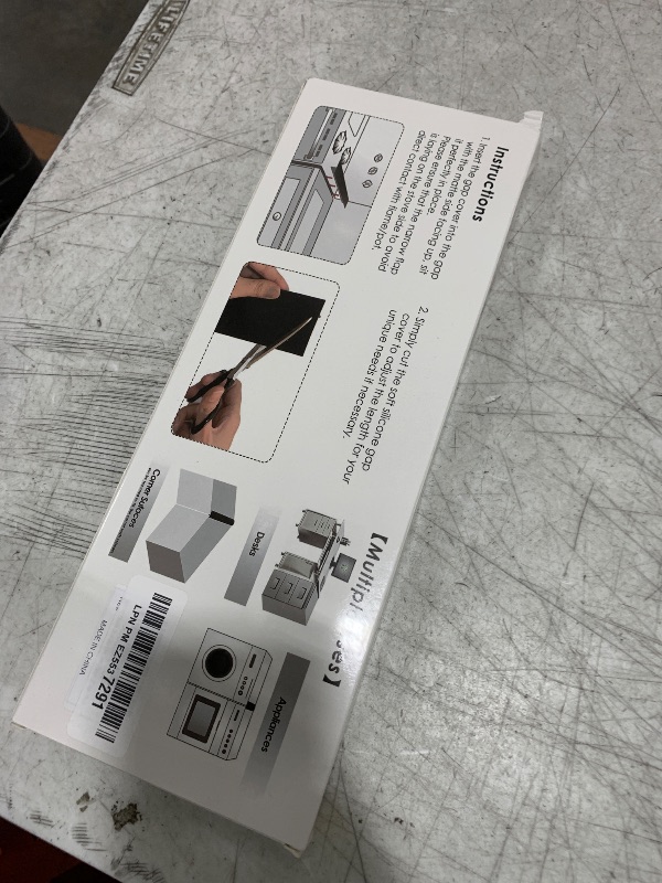 Photo 1 of SEVCHY Silicone Stove Gap Covers (2 pack), Oven Gap Filler, Heat Resistant Stove Gap Filler, Seal Gap between Stovetop and Counter, Easy Clean (21 inch, Black)