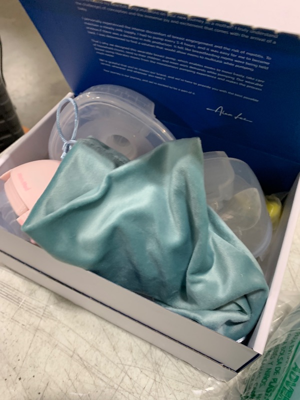 Photo 1 of MomMed Wearable Breast Pump S21 - Leak-Proof Design, Hands-Free Double Portable Electric Breast Pump with 9 Levels - 24mm Shield
